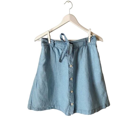Madewell Dresses & Skirts - Madewell Chambray Button-Down Skirt Size 14